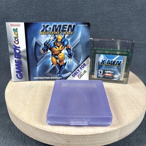 Nintendo Game Boy Color - X-Men: Wolverine's Rage - Game & Manual - Refurbished