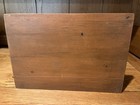 Farmhouse Primitive Country Wood Tabletop Cabinet Cubby Pumpkin over Black — photo 6