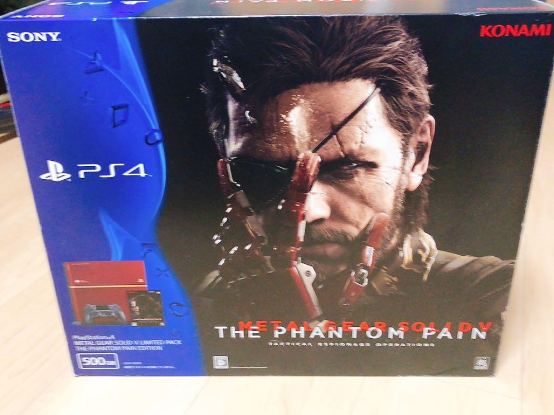 プレステ4.Phantom painモデル PlayStation 4 PS4 Metal Gear Solid V Limited Pack The