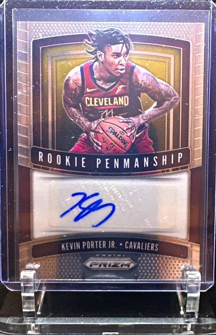 2019-20 Prizm Rookie Penmanship Kevin Porter Jr. RC Auto Cavs RP-KPJ