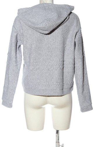 H&M Felpa con cappuccio Donna Taglia IT 42 grigio chiaro stile casual - Foto 2 di 5
