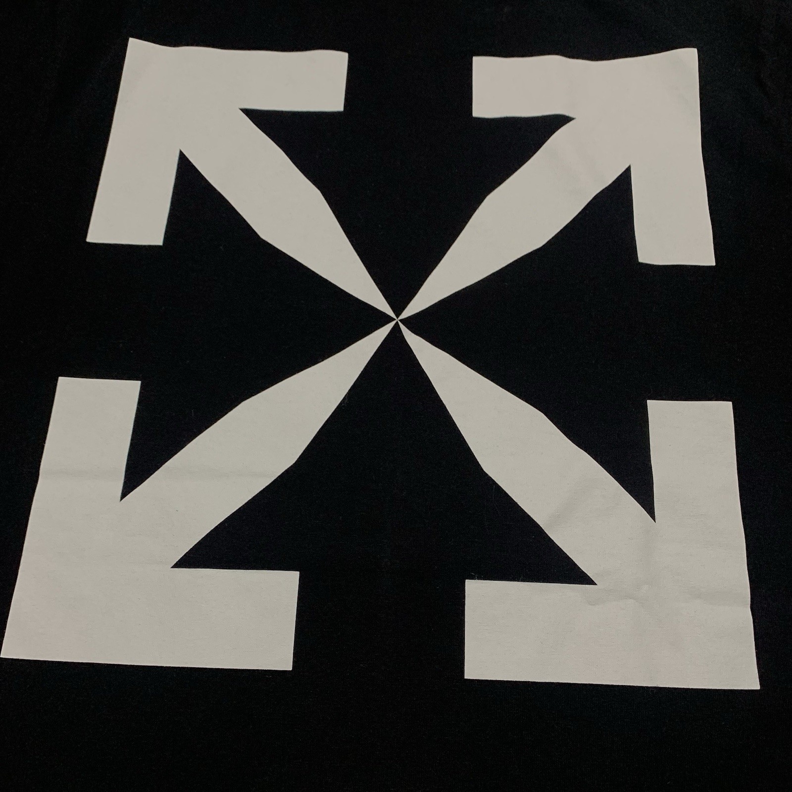 Off White Medium Pascal Arrows Black Tee Virgil A… - image 5