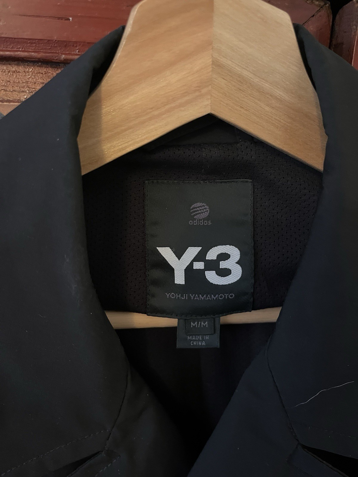 Y3 Yohji Yamamoto Double Breasted Trench Coat M Black image 5
