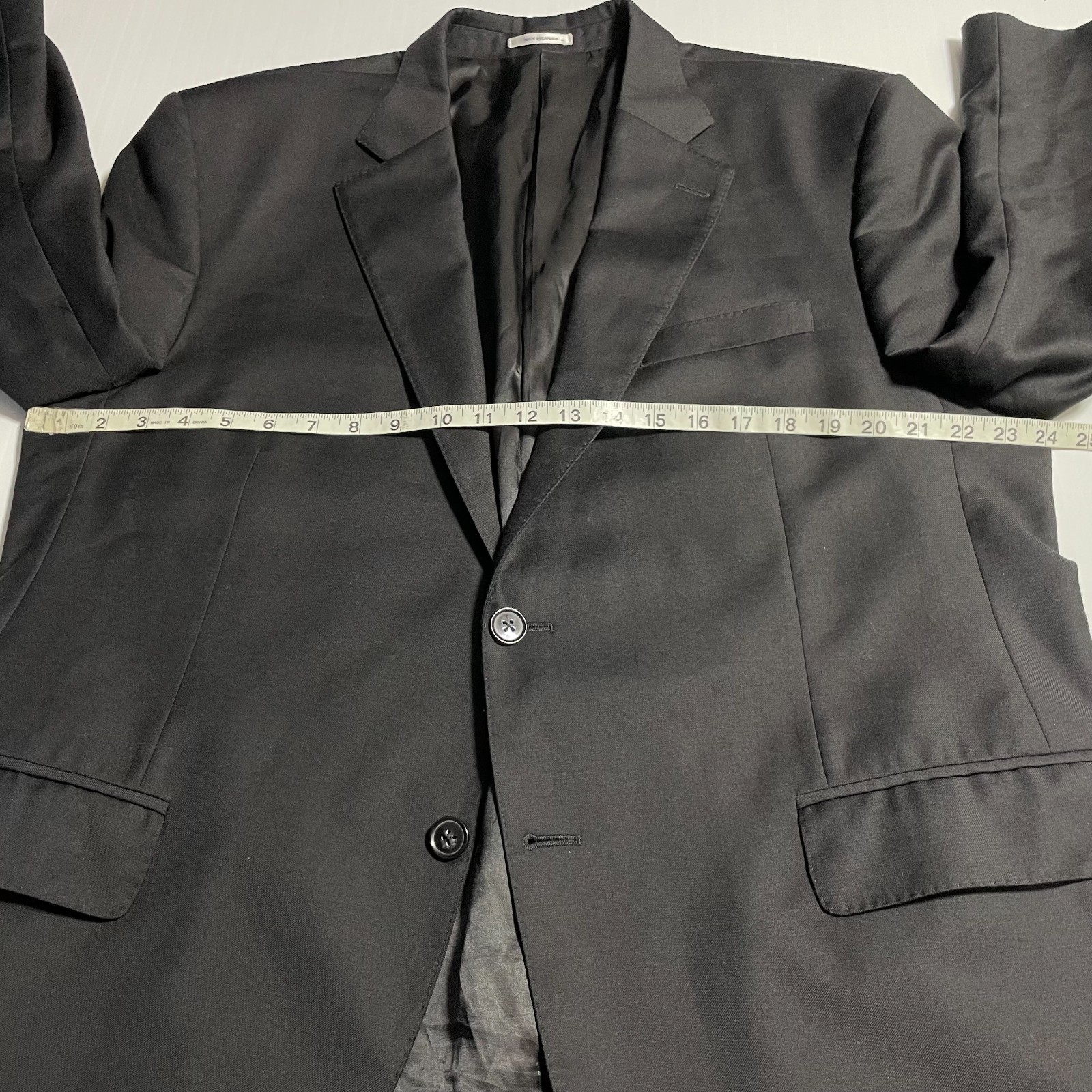 Peter Millar Canada Solid Black Wool Jacket Blaze… - image 16