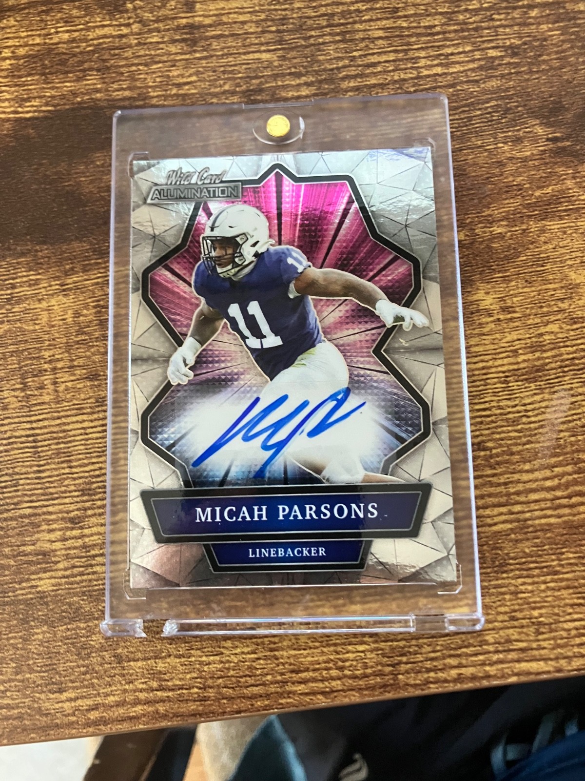 2021 Wild Card Alumination Micah Parsons AUTOGRAPH RC # ABC-A