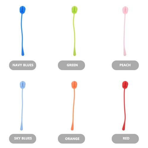 16 Pcs Wire Manager Travel Organizer Soft Cable Ties Computer - 第 11/12 張圖片
