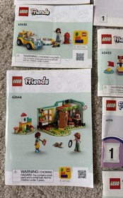 21 Lego Friends Instruction Manuals Booklets - 41109, 41381, 41395, 42618 More