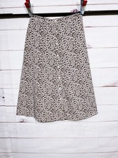 Christopher Banks Womens Skirt Size 10 Floral Button Front