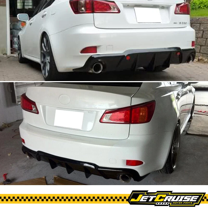 Se adapta a 06-13 Lexus IS250 IS350 DMR estilo parachoques trasero difusor de labios PP Foto 2 de 4