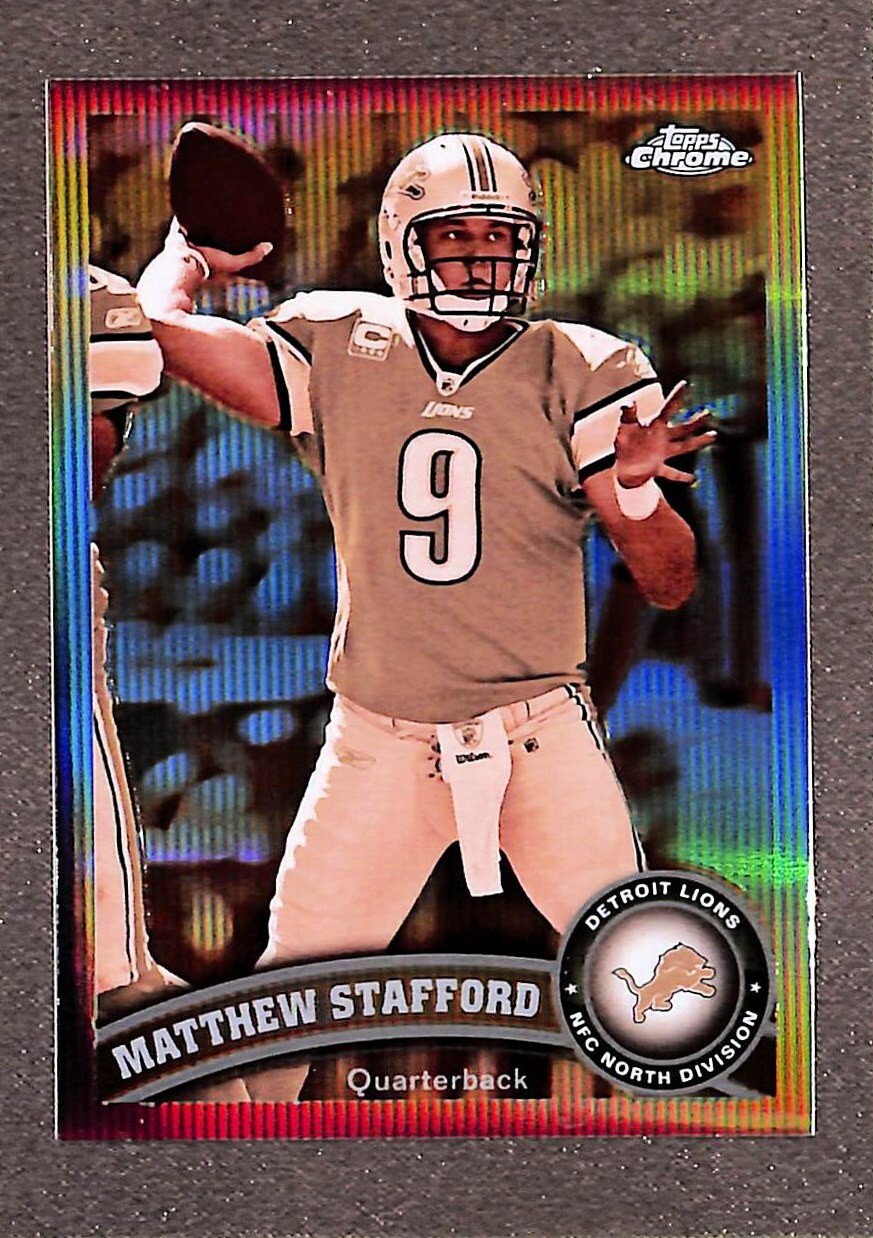 2011 Topps Chrome Sepia Refractor #44 Matthew Stafford /99