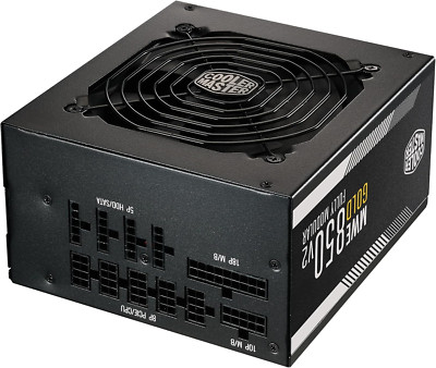 MWE Gold 850 V2 Full Modular, 850W, 80+ Gold Efficiency, 2 EPS Connectors, 120Mm