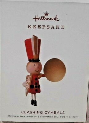 NEW Clashing Symbals Christmas Tree Ornament Halmark Keepsake 