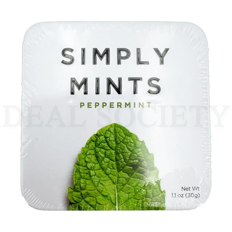 Lote de 6 latas de menta Simply Mints 30 unidades cada uno Foto 2 de 3