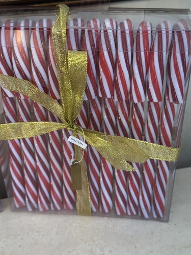 Katherine's Collection Set Of 24 Acrylic Candy Canes For Christmas Decorating - Picture 2 of 11
