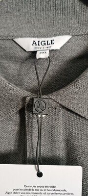 Aigle Poloshirt, NEU, In XXL, Farbe Grau