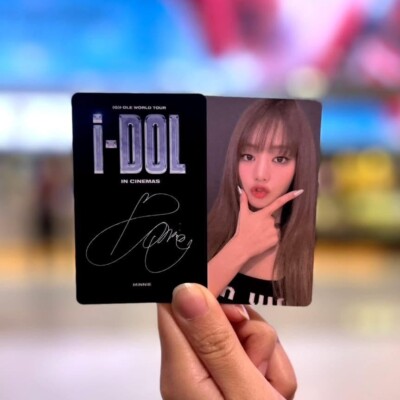 G)I-DLE World Tour Idol In Cinemas Postcard & Photocard G)I-DLE World Tour Idol In Cinemas Postcard & Photocard