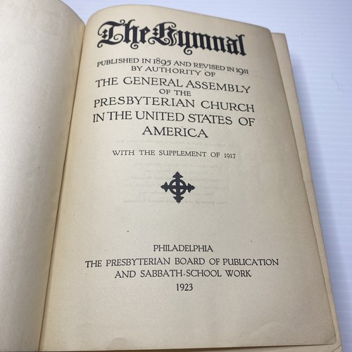 The Hymnal - Revised - Presbyterian Church - 1927 Louis Benson, Editor 758 hymns - Picture 9 of 22