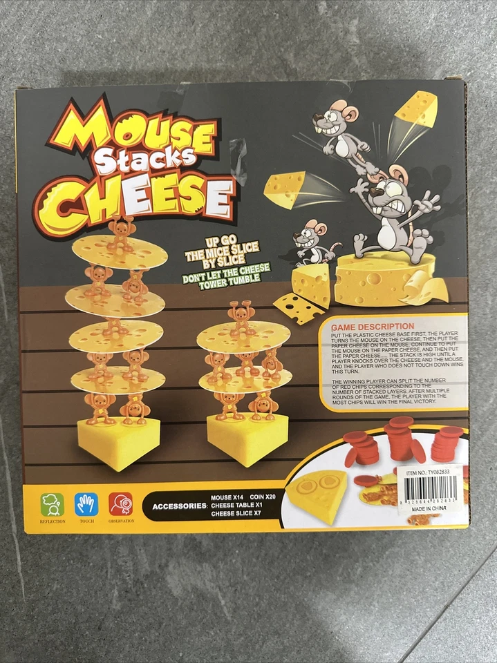 Box Board Game Mouse Stacks Cheese Educational 3+ BNIB - Image 2 of 2