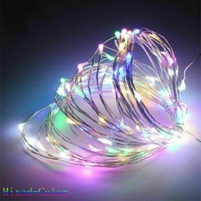 1M-10M LED String Fairy Lights Battery Operated Copper Wire Chirtmas Party Decor