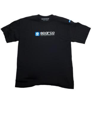 Sparco WWW T-Shirt Logo Black Graphic Ultra-soft T-Shirt Official Licensed