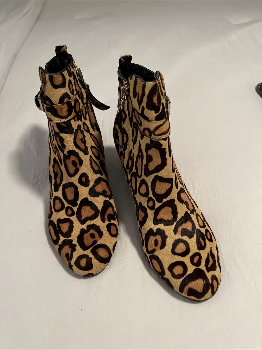 Sam edelman top booties leopard