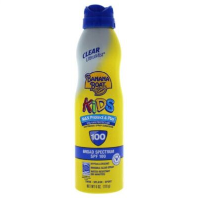 Banana Boat UltraMist Kids MAX Protect & Play Clear Spray Sunscreen SPF 100