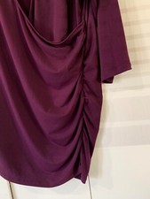 Torrid Dress Woman's  Purple Mini  3/4 Sleeve  Solid Mini  Size 3