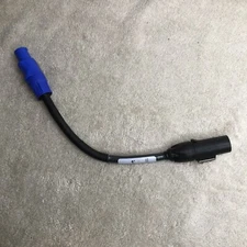 Lex A5025 Adapter Neutrik Powercon True1 Male to Powercon Blue power cable 1 ft