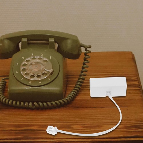 2 Pcs Telefonleitungsadapter Reisen Telefon-Splitter Telefonanschlüsse - Zdjęcie 12 z 12