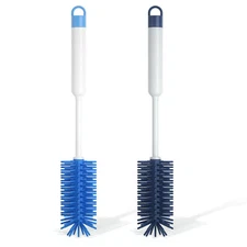 LeLuv Cleaning Brush 13 Inch Length Hypoallergenic Silicone for Vacuum Cylinders