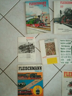 Lot De 9 Catalogues Jouef Trains Miniatures – Années 1960 à 1980, Vintage, Collection