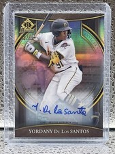 Yordany De Los Santos Refractor Invicta Auto /99 - 2023 Bowman Chrome - Pirates