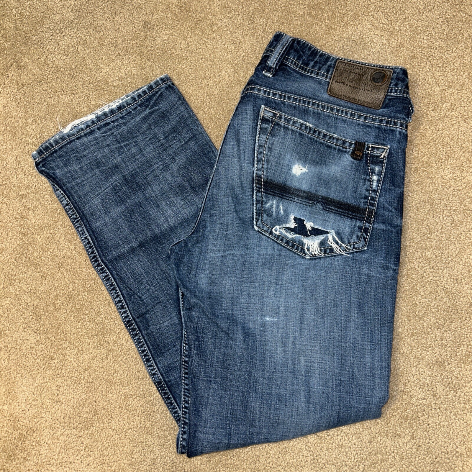 Buffalo David Bitton Driven Basic Straight Cotton… - image 1