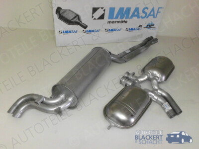 IMASAF Auspuffset MSD + ESD für Mercedes S-Klasse Coupe 500 SEC C126 1985-1991