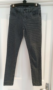 pinstripe skinny jeans