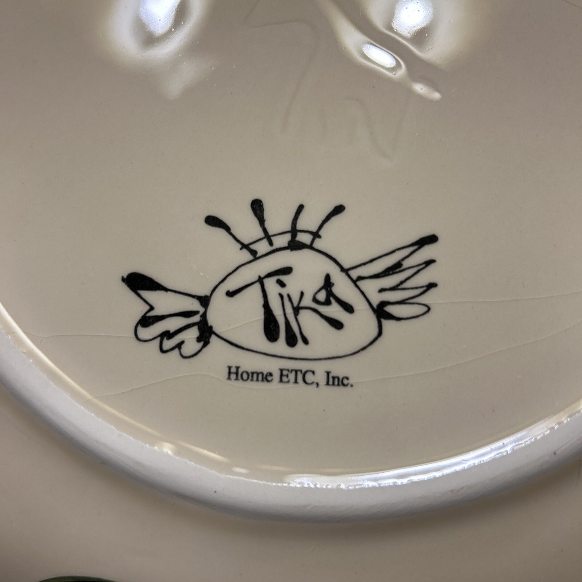 Tabasco TIKA Pottery 12.5” Round Serving Bowl With 3-Dimensional