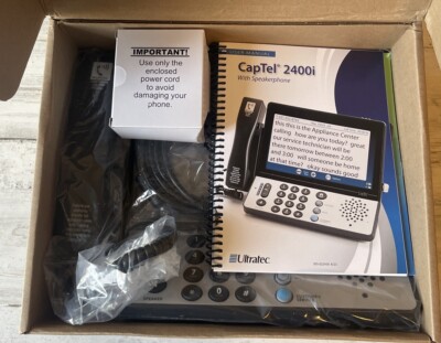 Ultratec Captel 2400i Hearing Impaired Captioned Touch-Screen Phone New In Box