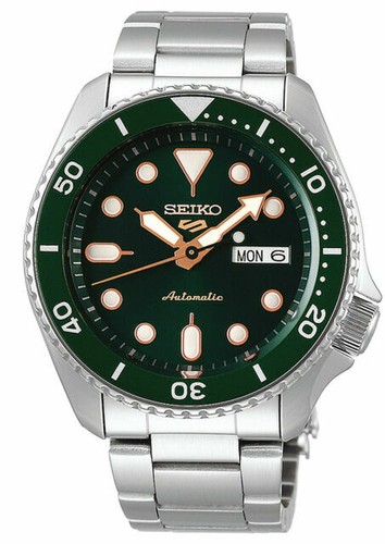 Reloj Seiko 5 Sports Field SBSA197 JDM automático esfera negra
