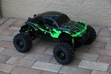 Custom Body Buggy Mud Green for V2 WideMaxx Traxxas Maxx 1/10 Truck Shell Cover
