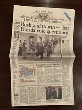 The Atlanta Journal Constitution ~ Election 2000 ~ Bush said to Win...