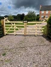 Timber drive way gates made from ACCOYA&nbsp;