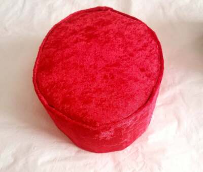 Handmade Traditional Red Hat Cap .Black Hat Isiagu Lion Head Hat. Men/Kids