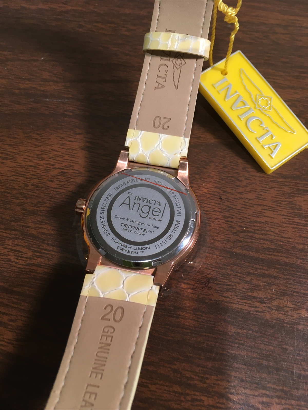 Invicta  Angel 15411  Leather  Watch