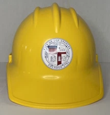 HARD BOILED Hard Hat by E.D. Bullard with CITY OF LOS ANGELES Logo on front