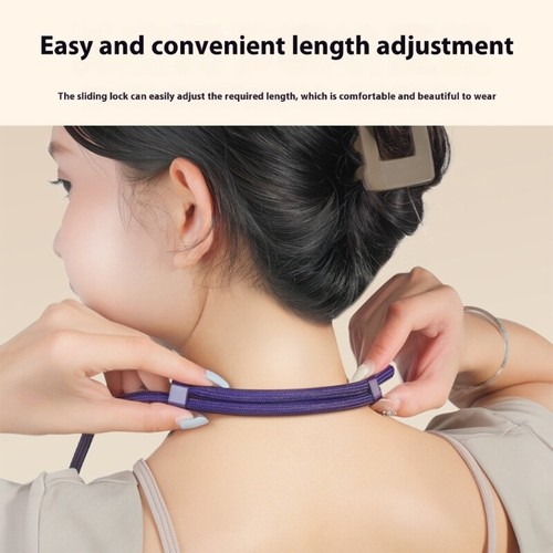 Multifunctional Phone Lanyard with Detachable Clip Phone Neck Strap Wristband - Photo 2 sur 15