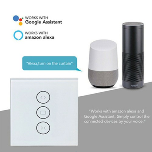 Smart Vorhang Schalter WIFI Wandschalter Wlan Touch Alexa Rolloschalter APP DHL - Bild 7 von 12