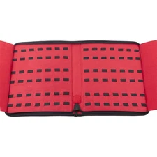 Knife Carrying Storage Zippered Case Pack Holds 40 Pocket Knives Felt Interior