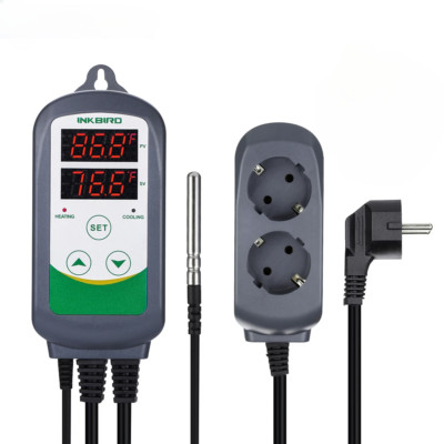 Heating and Cooling Dual Relay Temperature Controller Greenhouse Terrarium Temp