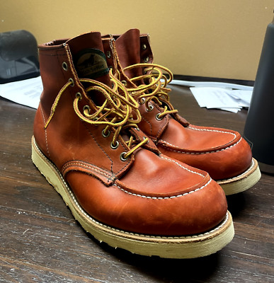 | Red Wing Irish Setter Moc Toe Boots | Color: Copper | Size 12 | Made in USA |