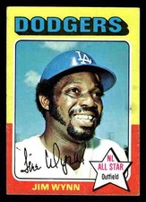 1975 Topps #570 Jim Wynn - Los Angeles Dodgers (Low Grade)